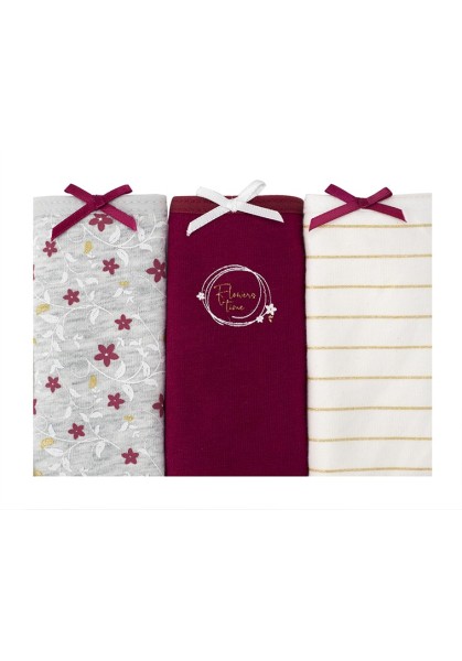 Pack bragas niña Golden Flower