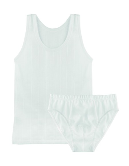 Set T-shirt without Sleeves+Slip