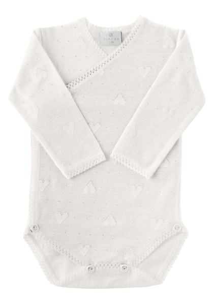 Body Natal Manga Larga - Corazones 2