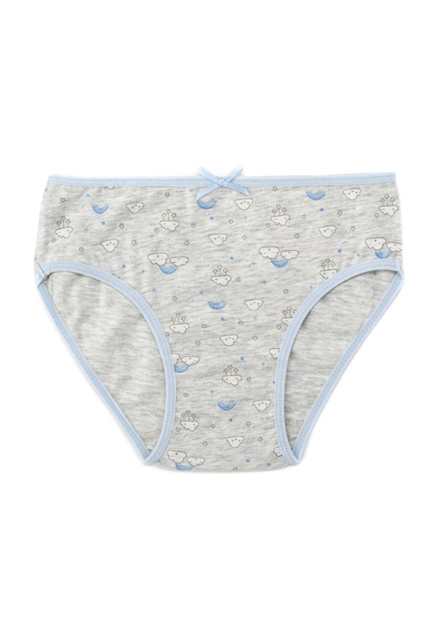 Pack of three girl's panties Rainbow