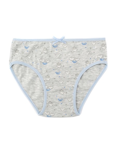 Pack of three girl's panties Rainbow