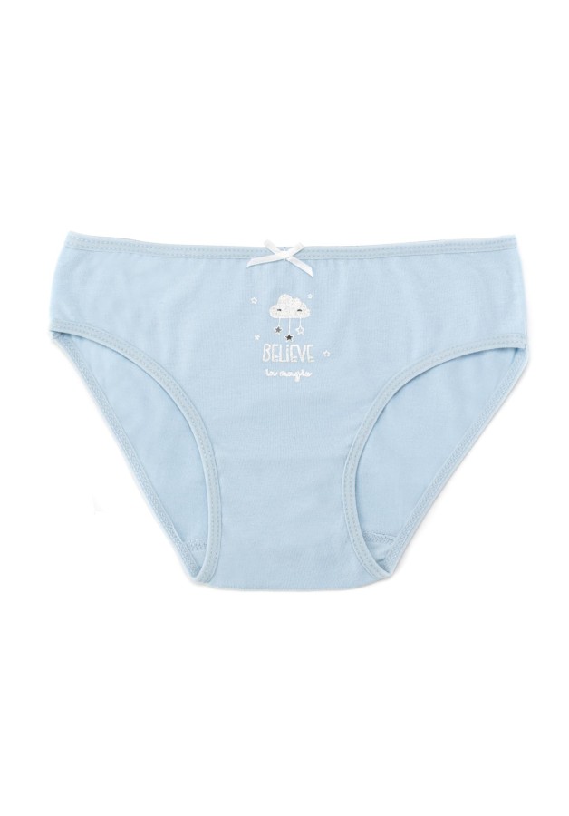 Pack of three girl's panties Rainbow