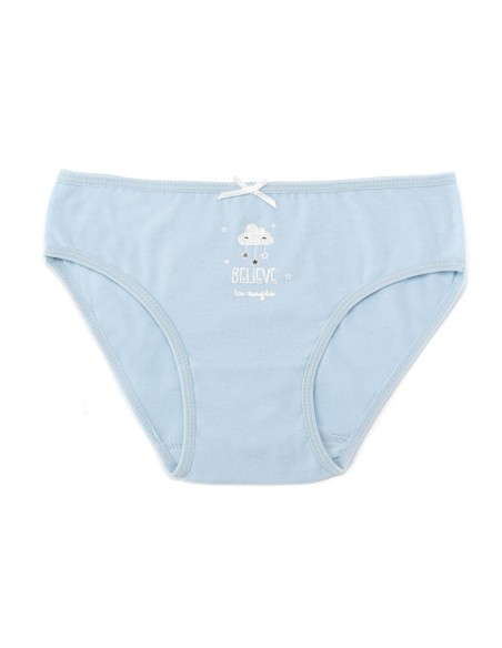 Pack of three girl's panties Rainbow