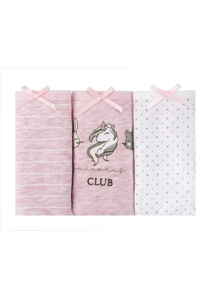 Pack bragas niña Unicorns Club