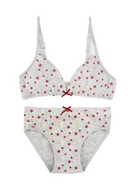 Conjunto niña Sujetador + Braga - Golden Flowers