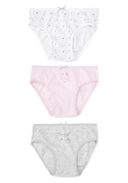 Pack 3 Bragas para niñas Little Friends 2