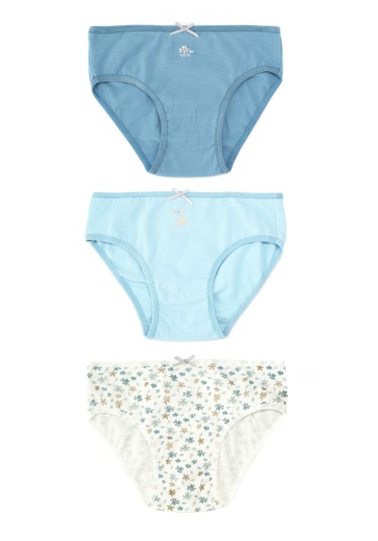 Pack 3 Bragas para niñas Spring Flowers 2