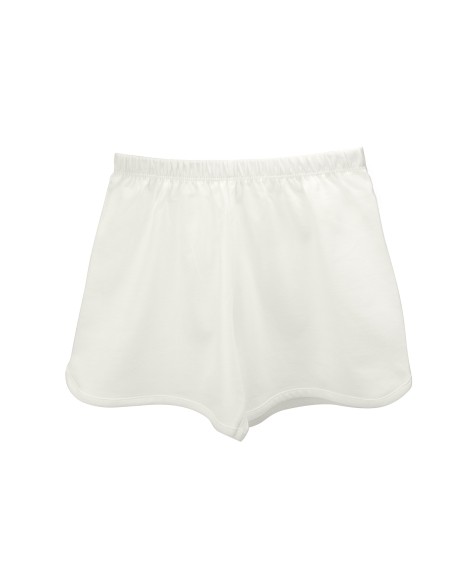 Pijama de verano Chic de niña con voile bordado y lazo