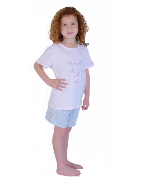 Pijama de verano de niña Little Friends