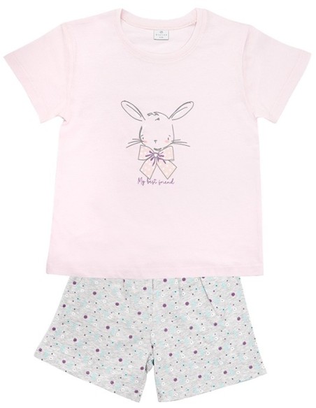 Pijama de verano de niña Little Friends