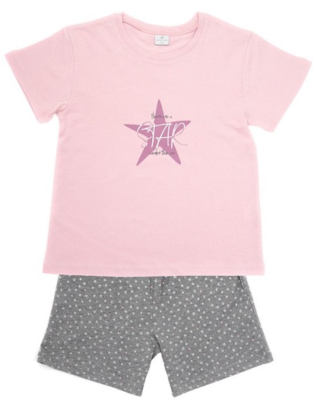 Pijama de verano de niña Stars