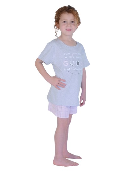 Pijama de verano de niña Smile