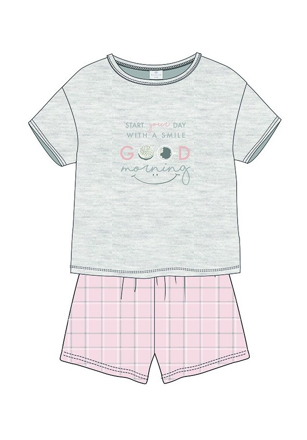 Pijama de verano de niña Smile