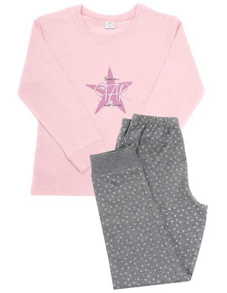 Girls' Long Summer Pajamas Stars