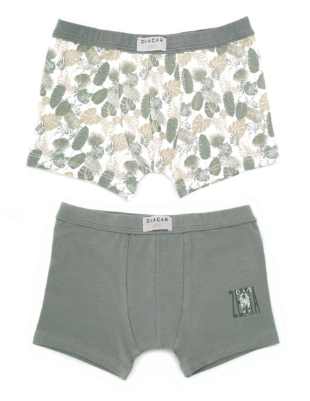 Pack 2 Bóxers para niño Wild Jungle
