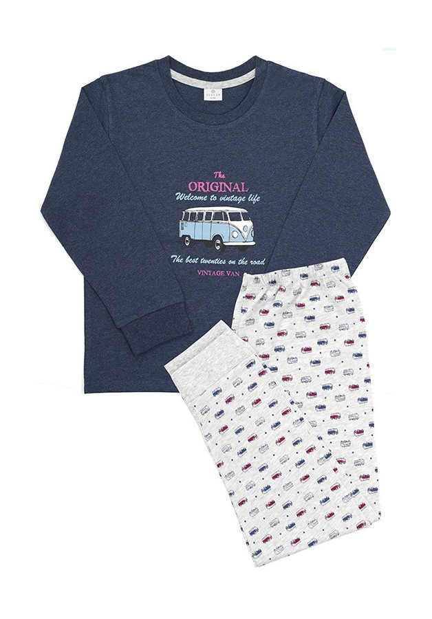 Pijama largo de niño Vintage Vans