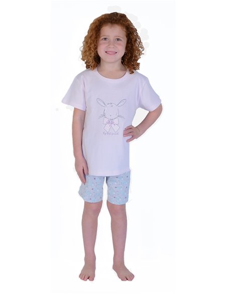 Pijama de verano de niña Little Friends