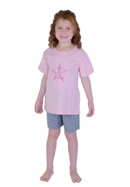 Pijama de verano de niña Stars