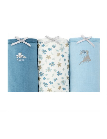 Pack 3 Bragas para niñas Spring Flowers