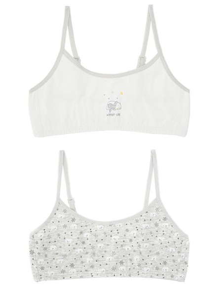 Pack 2 Tops de niña "Winter Time"