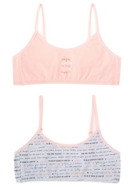 Pack 2 Tops de niña "Magic Words"