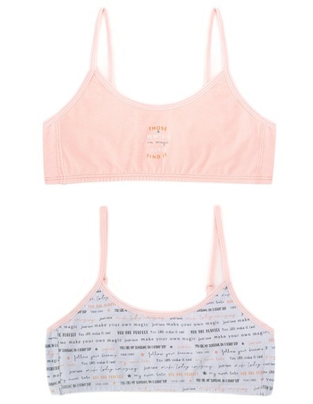 Pack 2 Tops de niña "Magic Words"