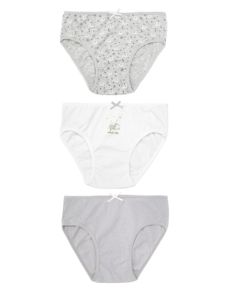 Pack 3 Braguitas de niña "Winter Time"