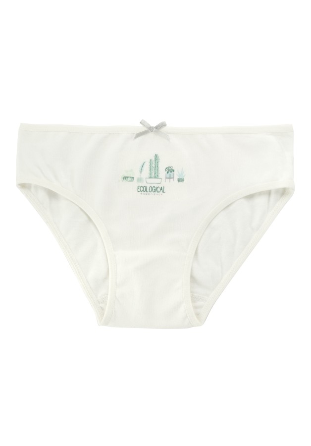 Pack de tres braguitas de niña Ecological...