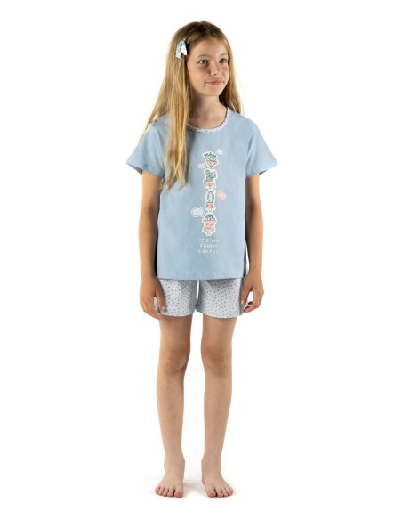 Pijama de niña Funny Cactus