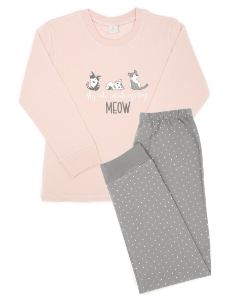 Pijama de niña Pequeños Gatitos