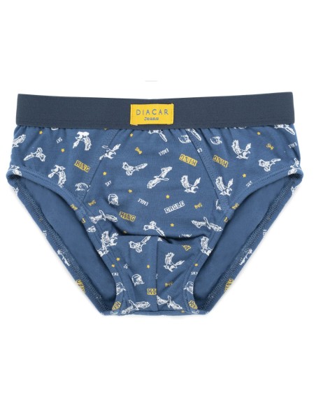 Pack de dos slips de niño King of the sky